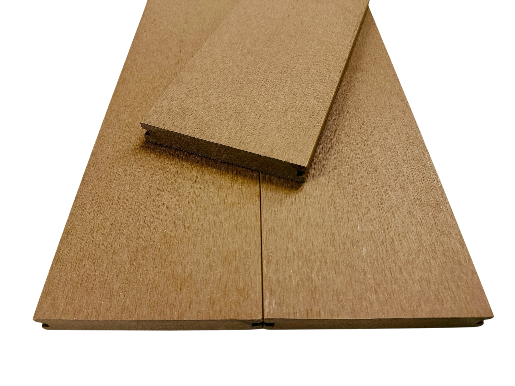 WPC Terrassendielen Massiv Komplettset, Sand 20 x 140 mm 