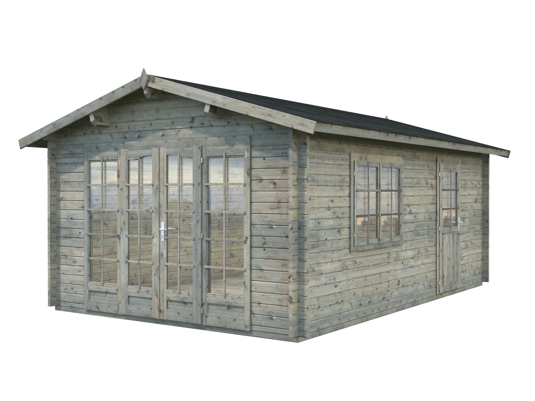 Gartenhaus Irene 19,0 m² Grau