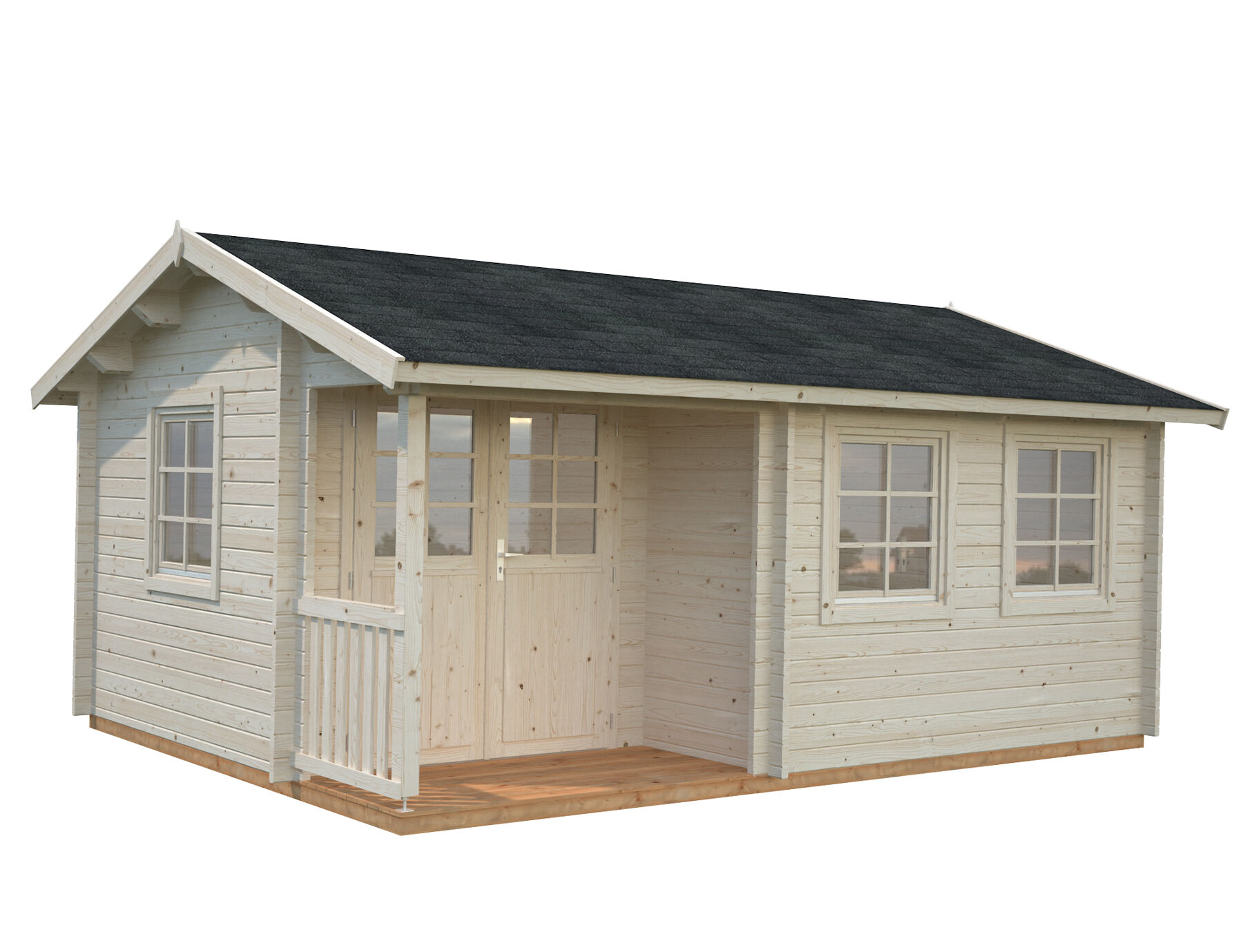 Gartenhaus Susanna 16,4 m² Transparent 