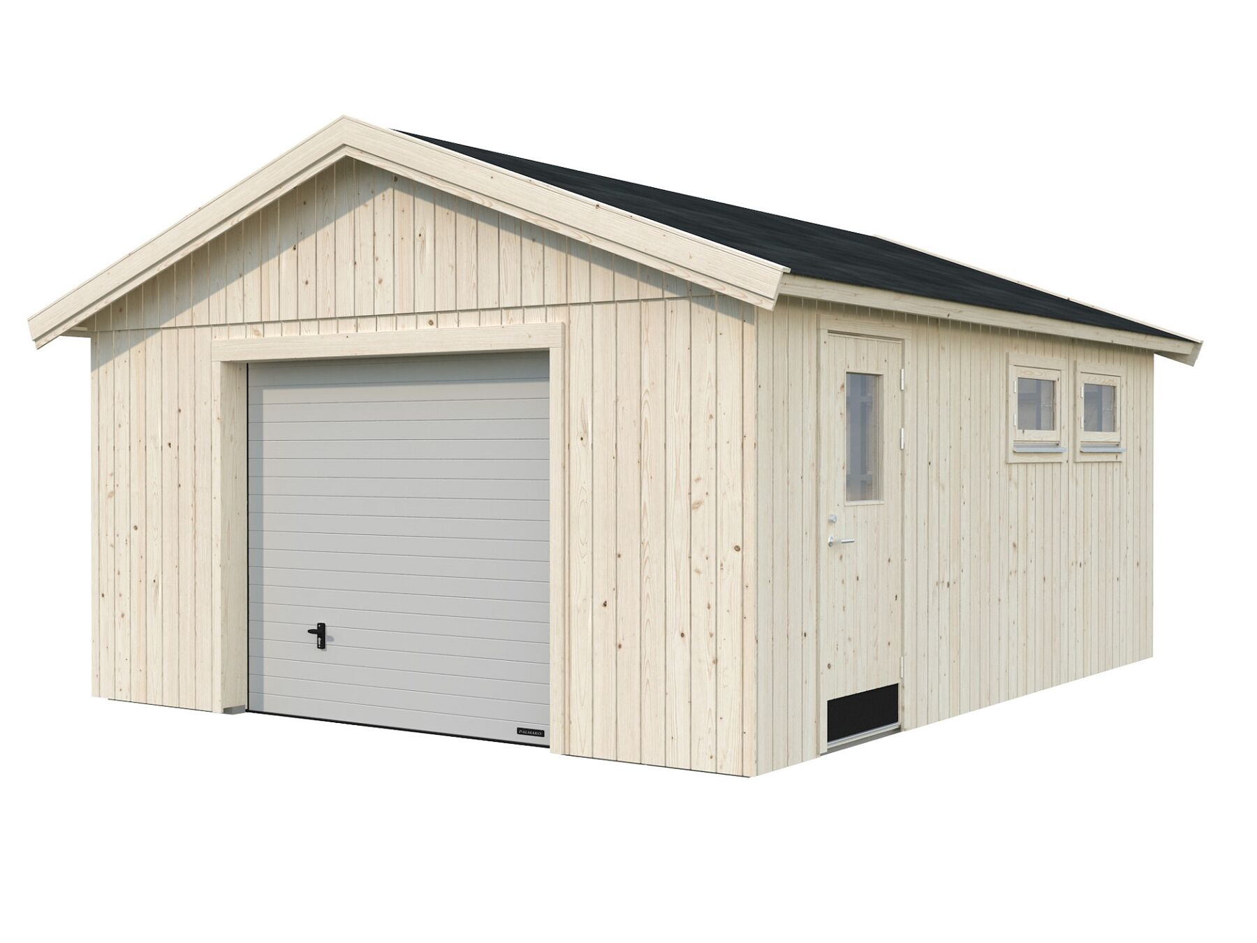 Elementgarage Andre 21,5 m² Mit Sektionaltor