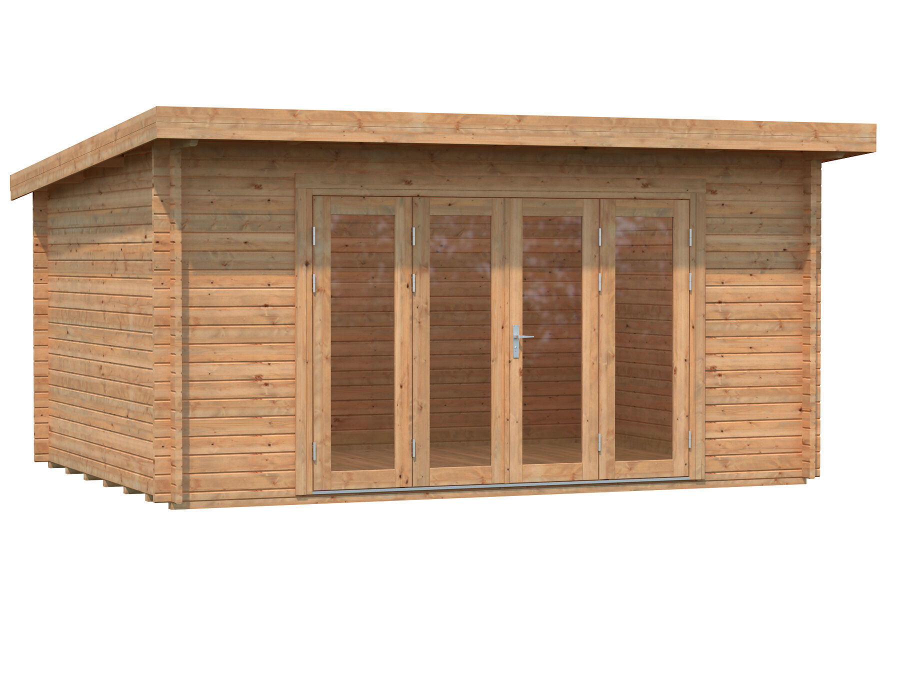 Gartenhaus Lea 14,2 m² Hellbraun 