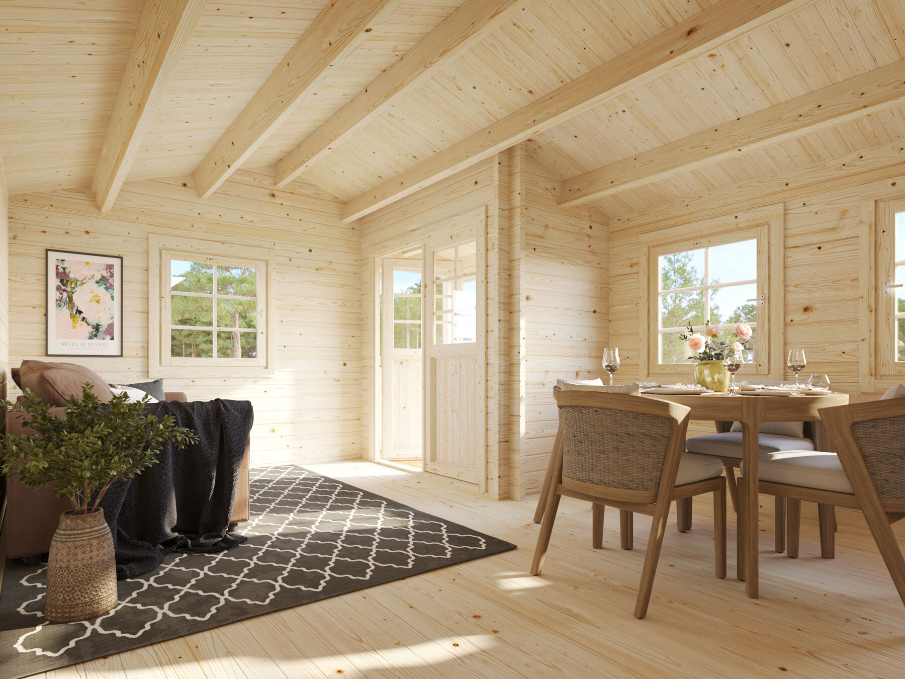 Gartenhaus Susanna 16,4 m² Grau 