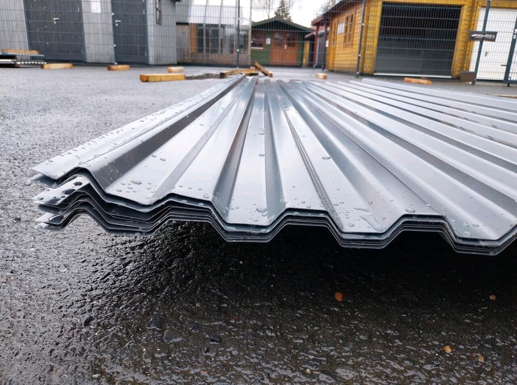 28,89 m² Trapezblech Sonderposten 300 cm Anthrazit DP 20/35