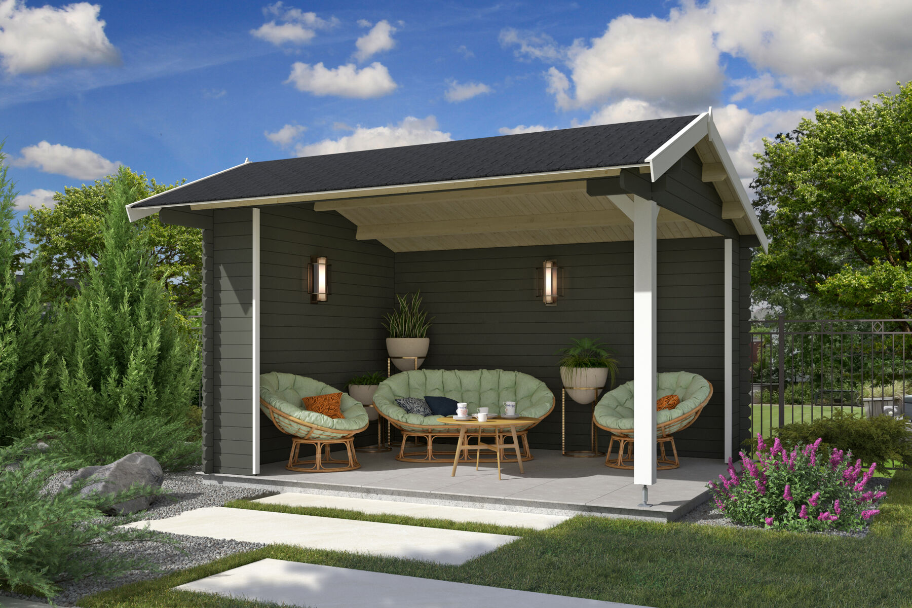 Wohnen, Terrasse, Veranda, Innenarchitektur, Gras