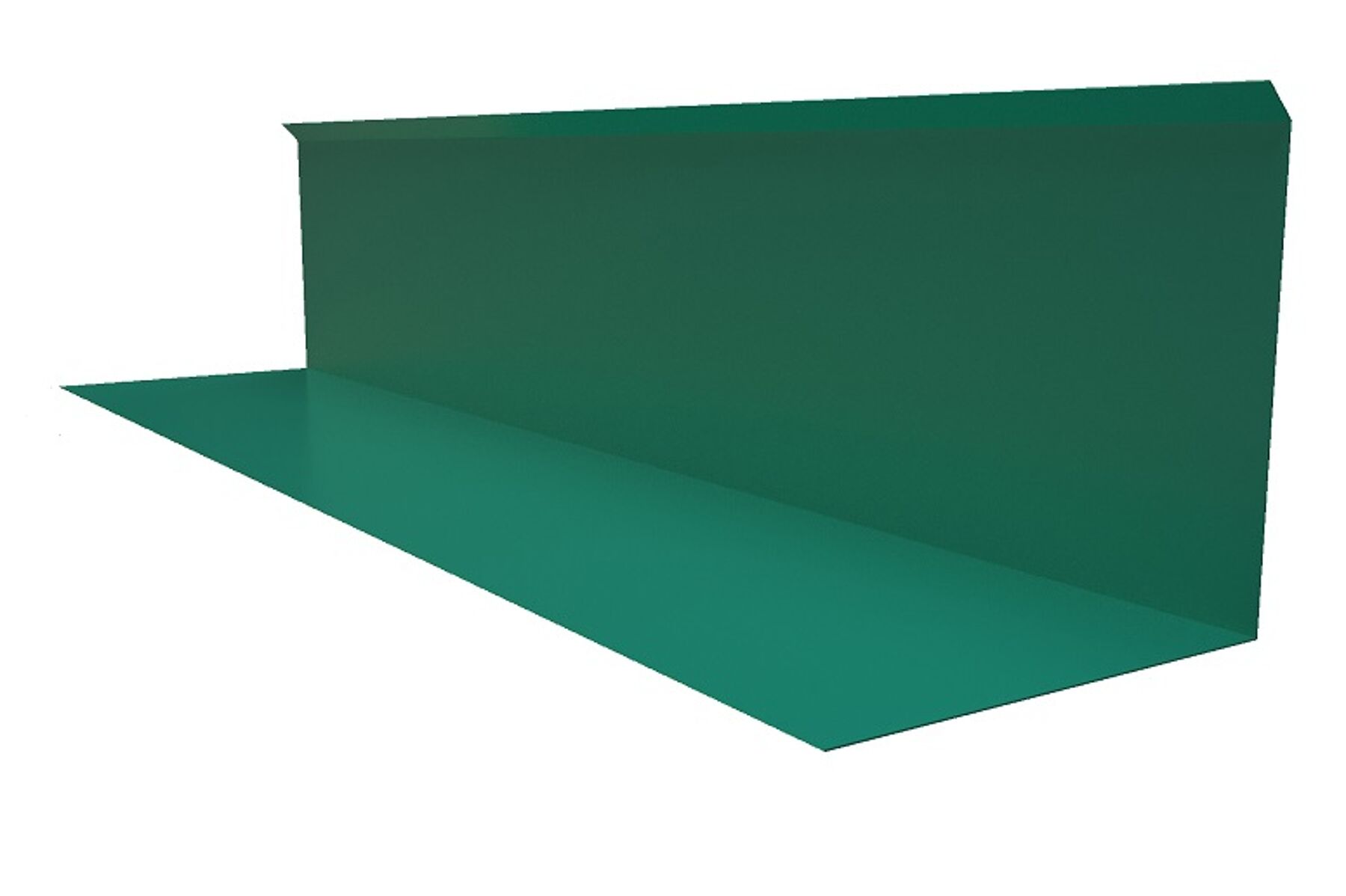 Wandanschluss Dunkelgrün 80 x 150 x 2000 mm
