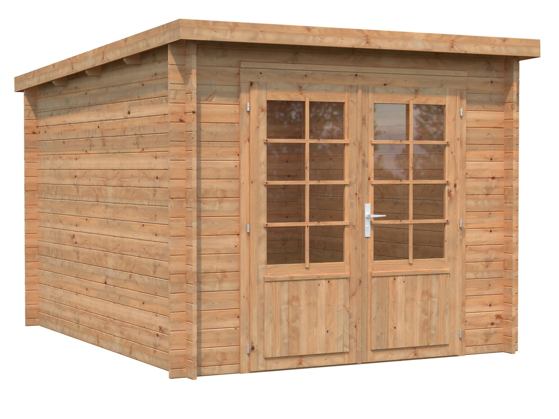 Gartenhaus Ella 6,9 m² Hellbraun 
