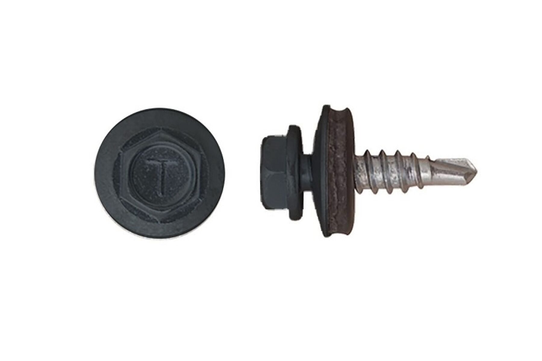 Bohrschrauben, 4.8x20mm, 100er Box Anthrazit