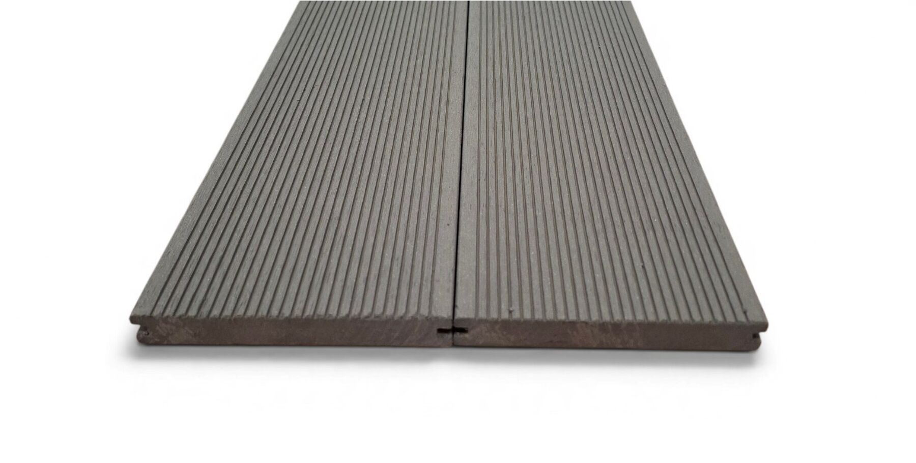 WPC Terrassendielen Massiv Grau 20 x 140 mm 