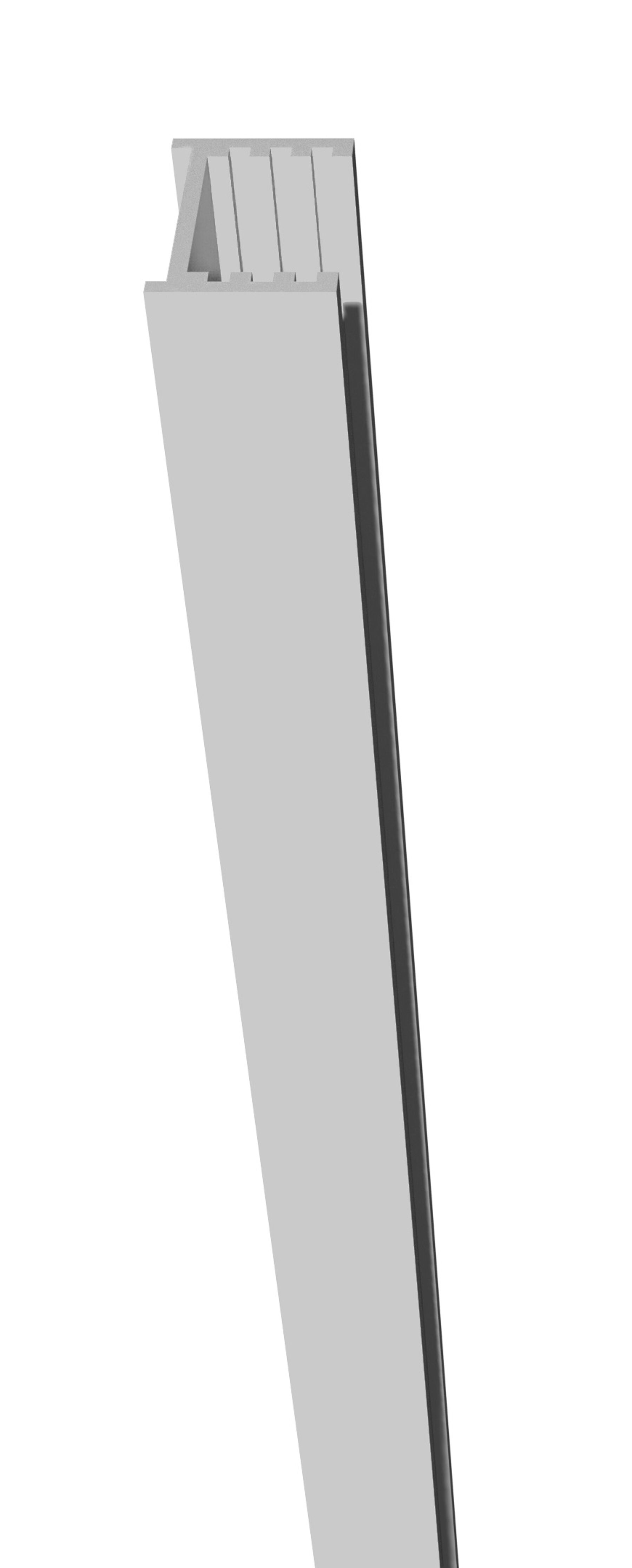 Aluminium Wandprofil, Silber