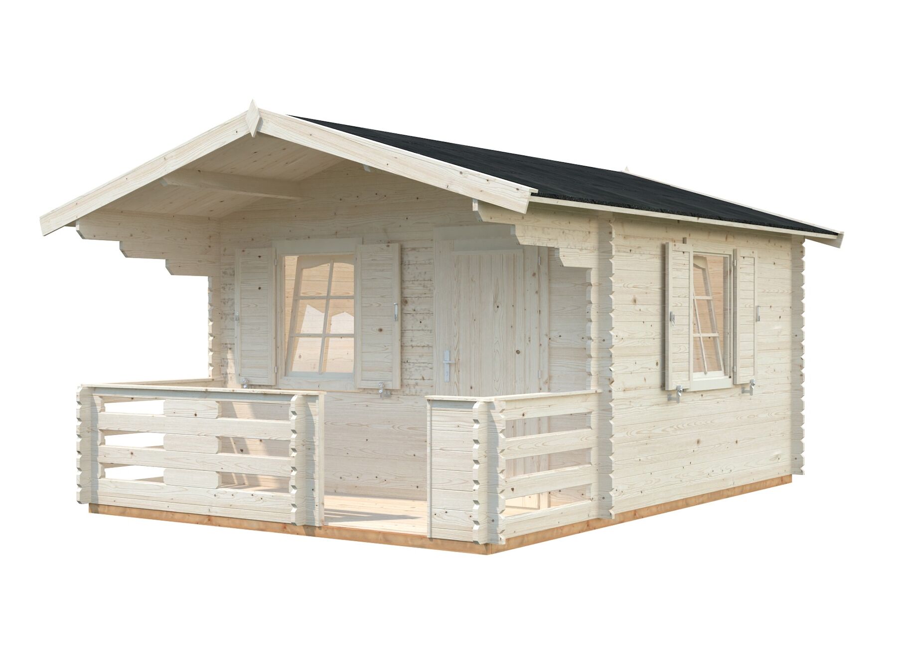 Palmako Gartenhaus Emma 10,4+4,2 m² Transparent 
