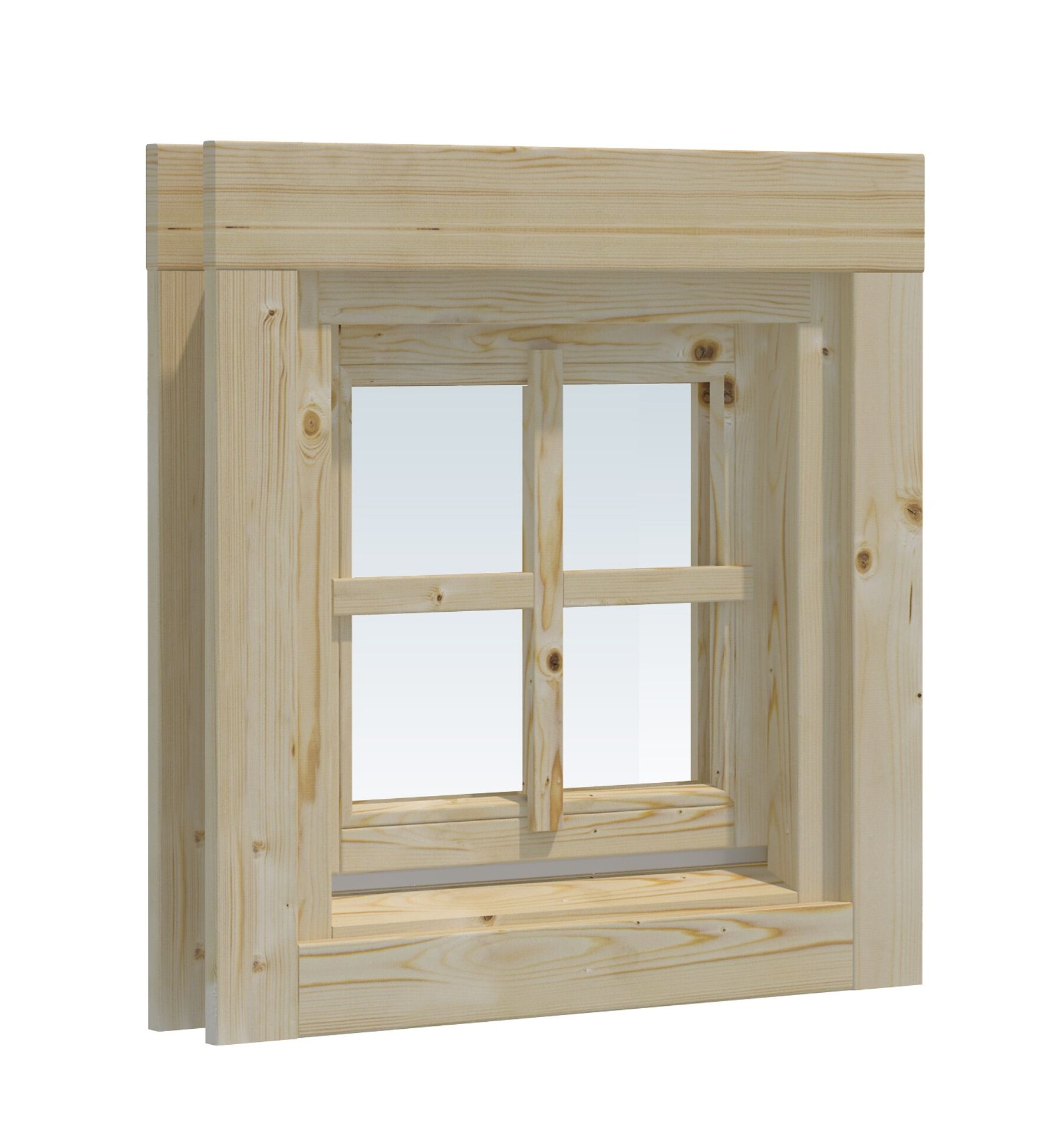 Einzelfenster B 420 x H 420 mm  