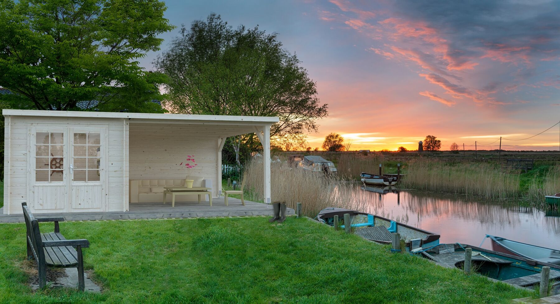 Gartenhaus Ella 6,9+10,0 m²