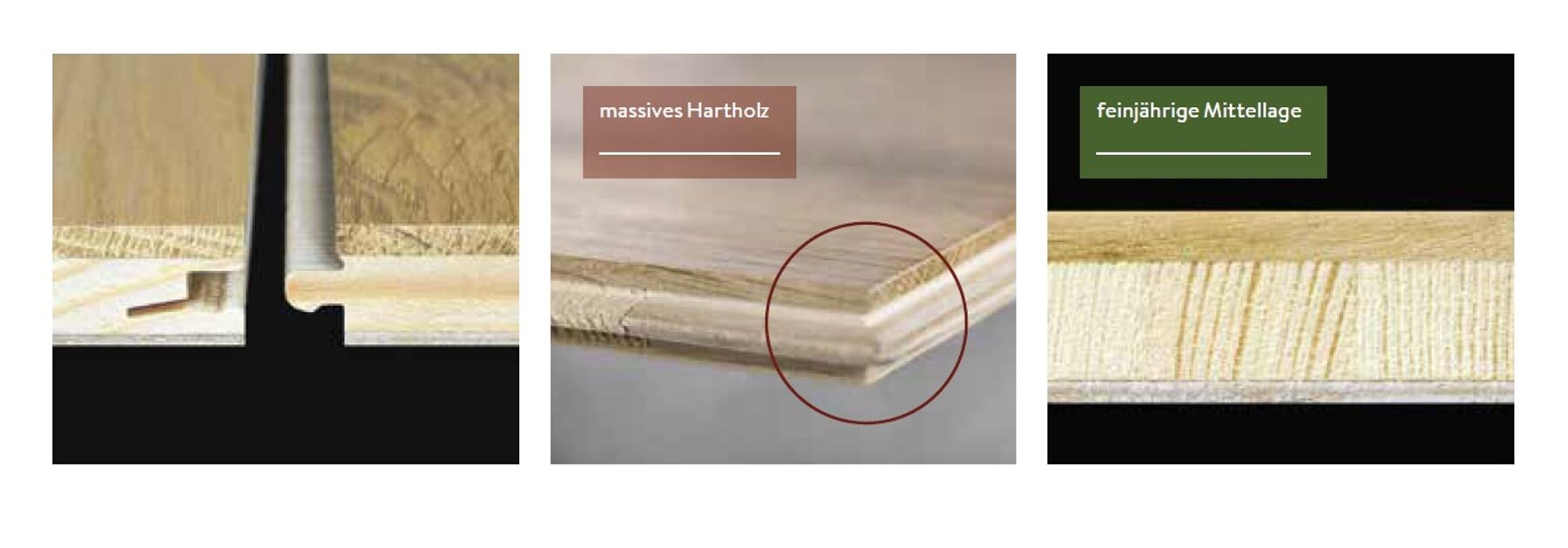 Parkett Eiche Eco Schiffsboden Natur geölt, 2390 x 198 x 14 mm