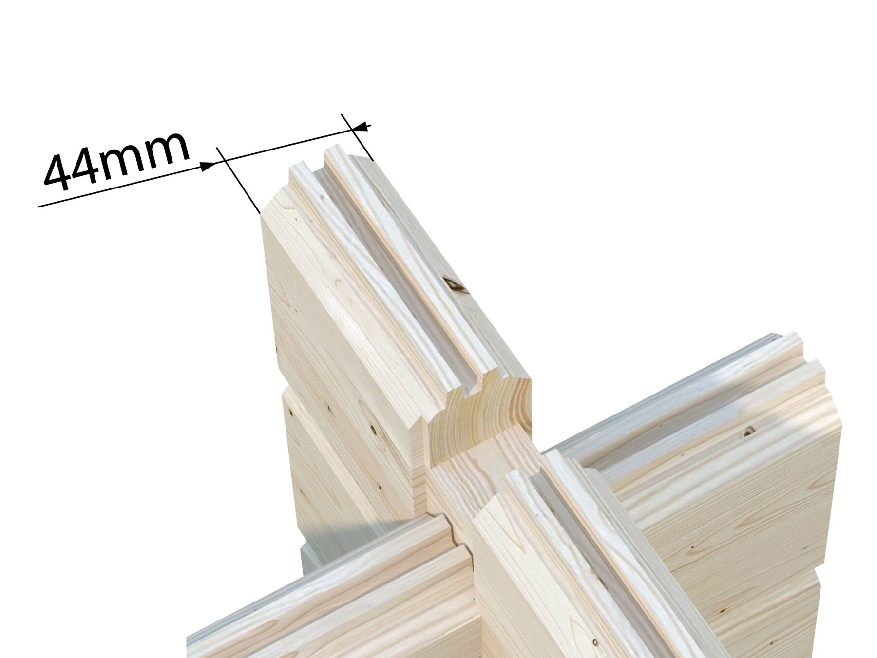 Modernes Gartenhaus Ines 13,7 m² mit Schiebetür