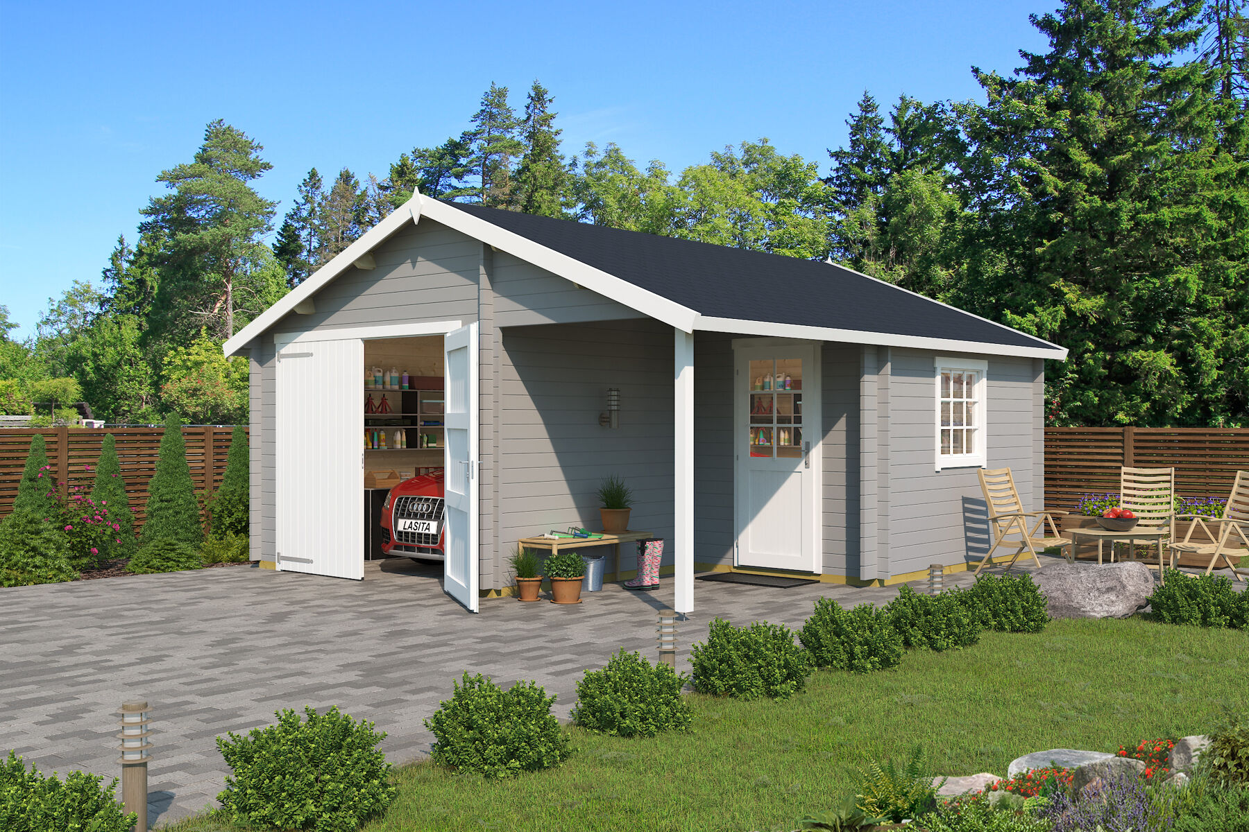 Holzgarage Nevis 44