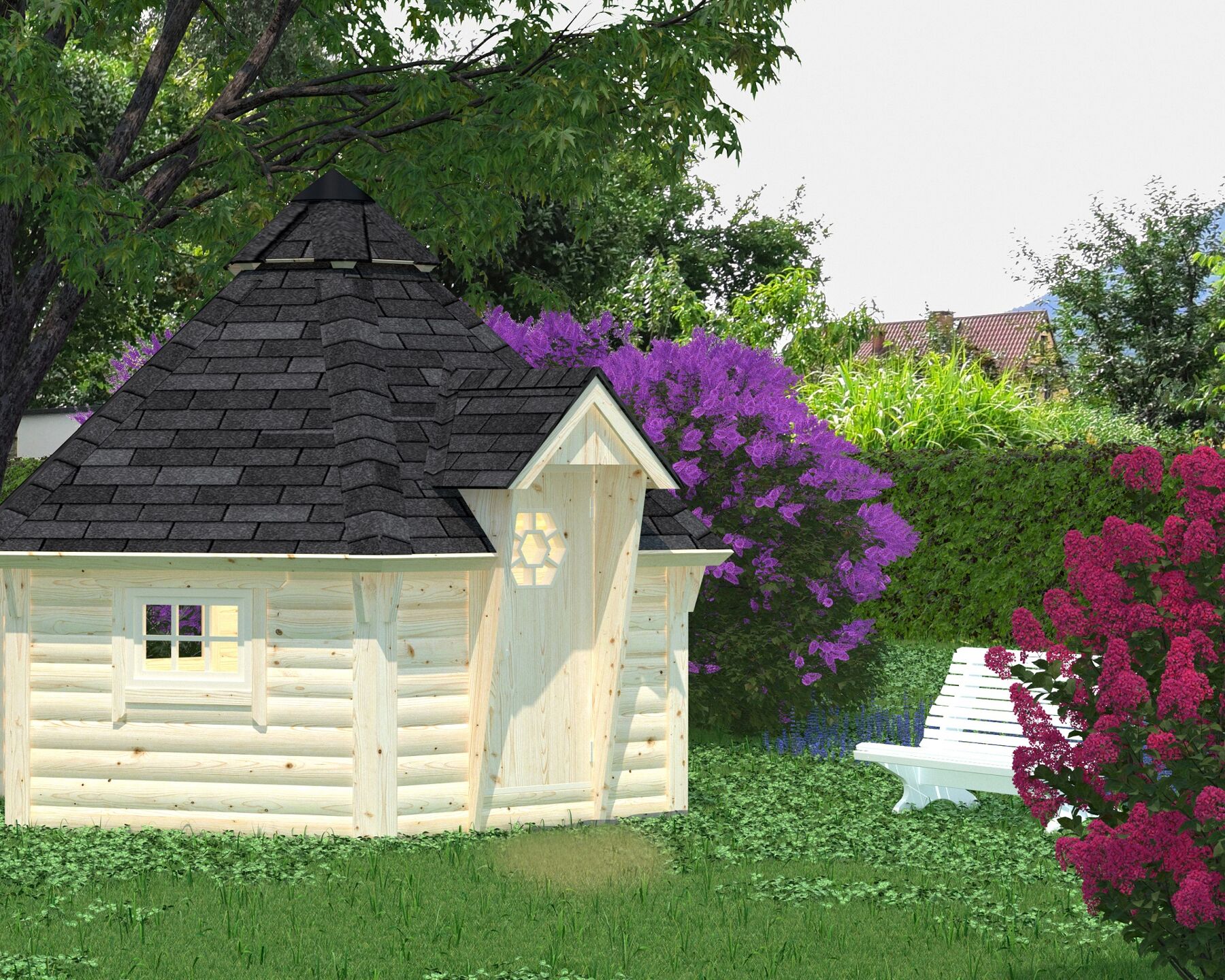 Grillkota Eva 8,7 m² Transparent