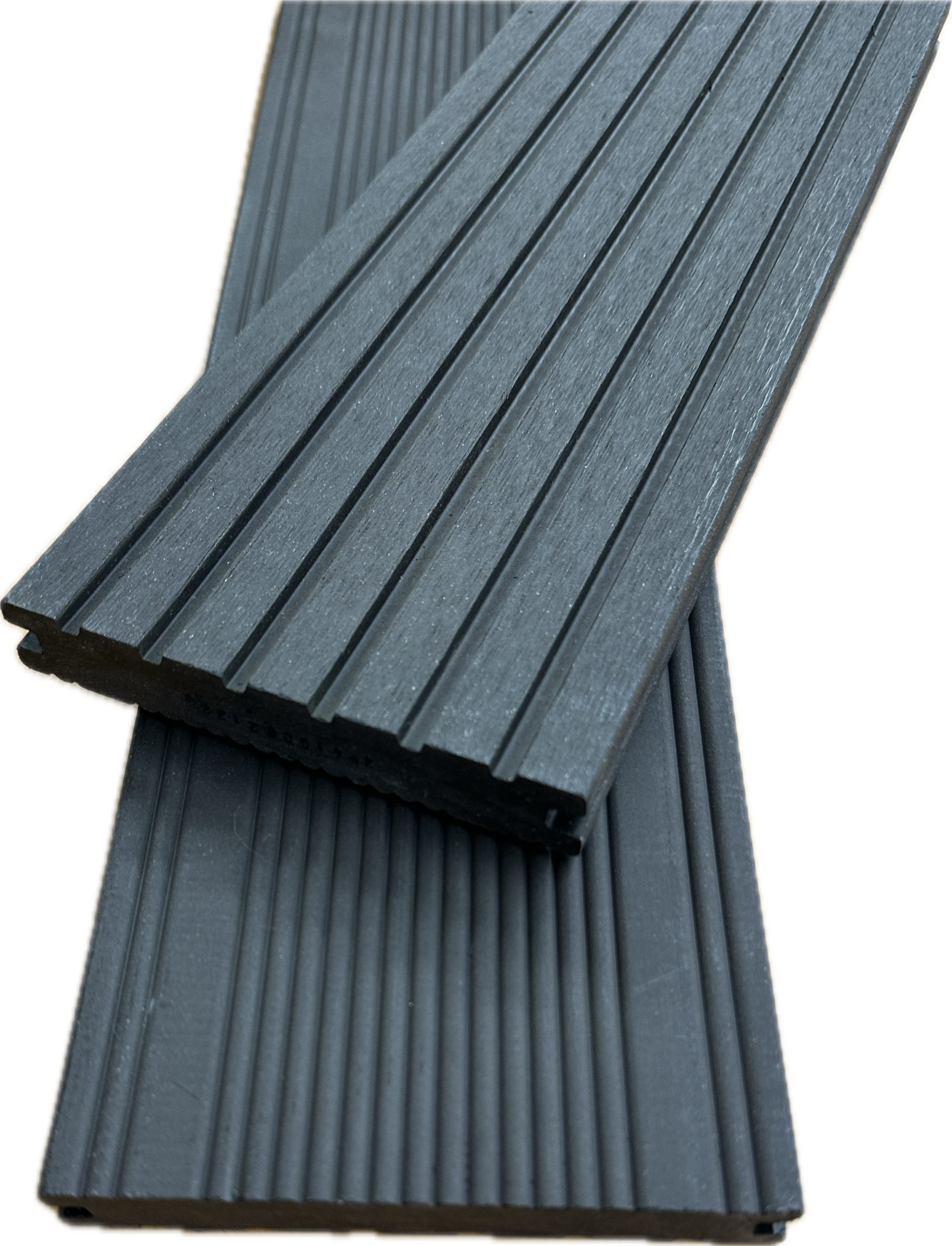 WPC Terrassendielen, Massiv Anthrazit 20x130x3000 mm