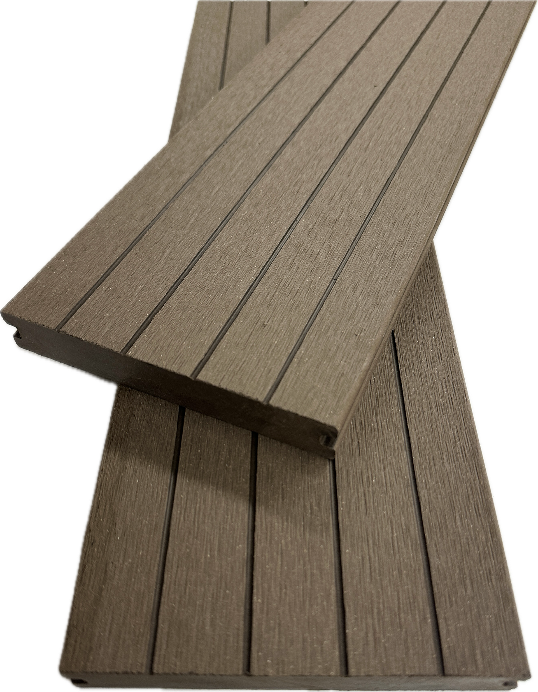 WPC Terrassendielen Massiv Braun 22 x 145 mm