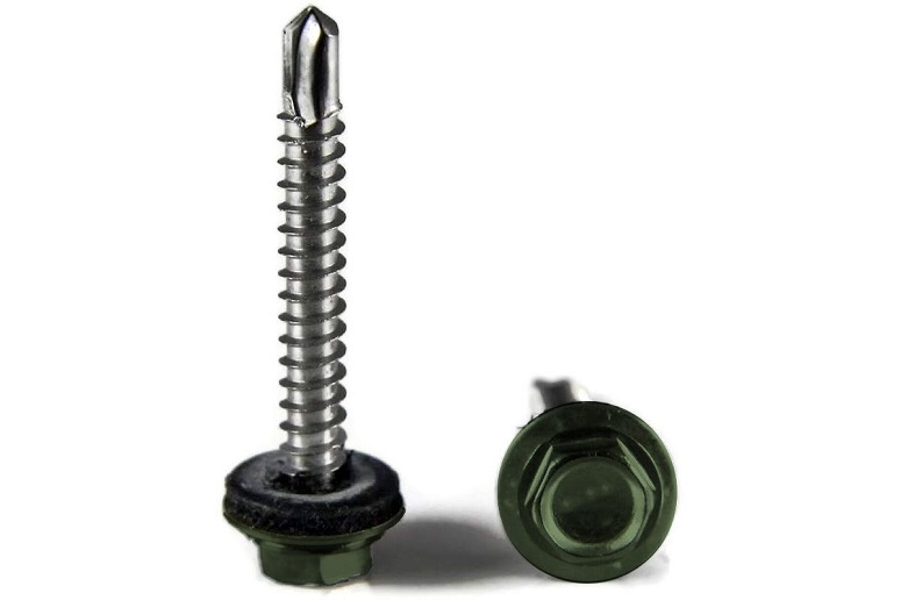 Bohrschrauben, 4.8x35mm 100er, Box Dunkelgrün