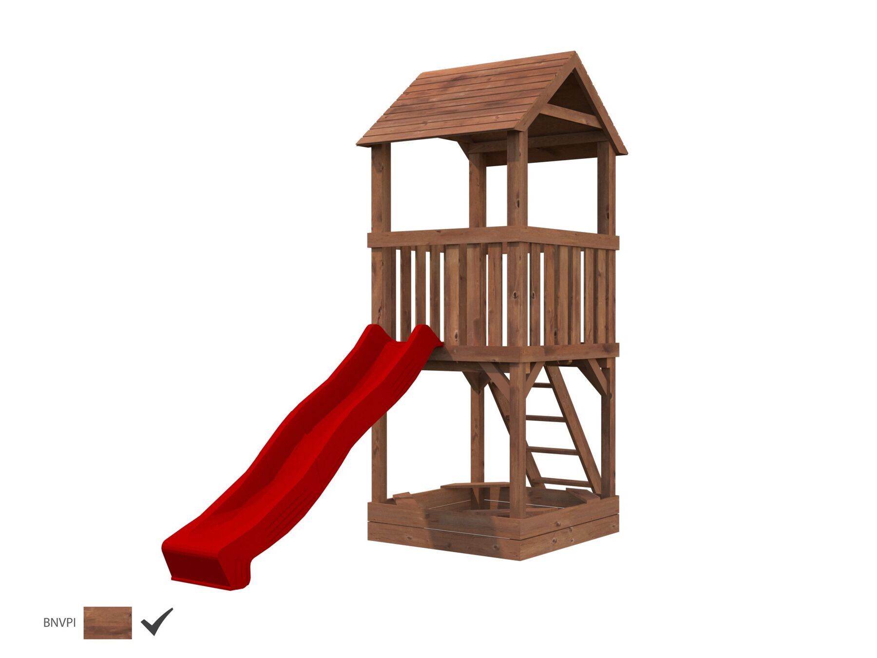 Palmako Kinderspielturm Jesper mit Dach