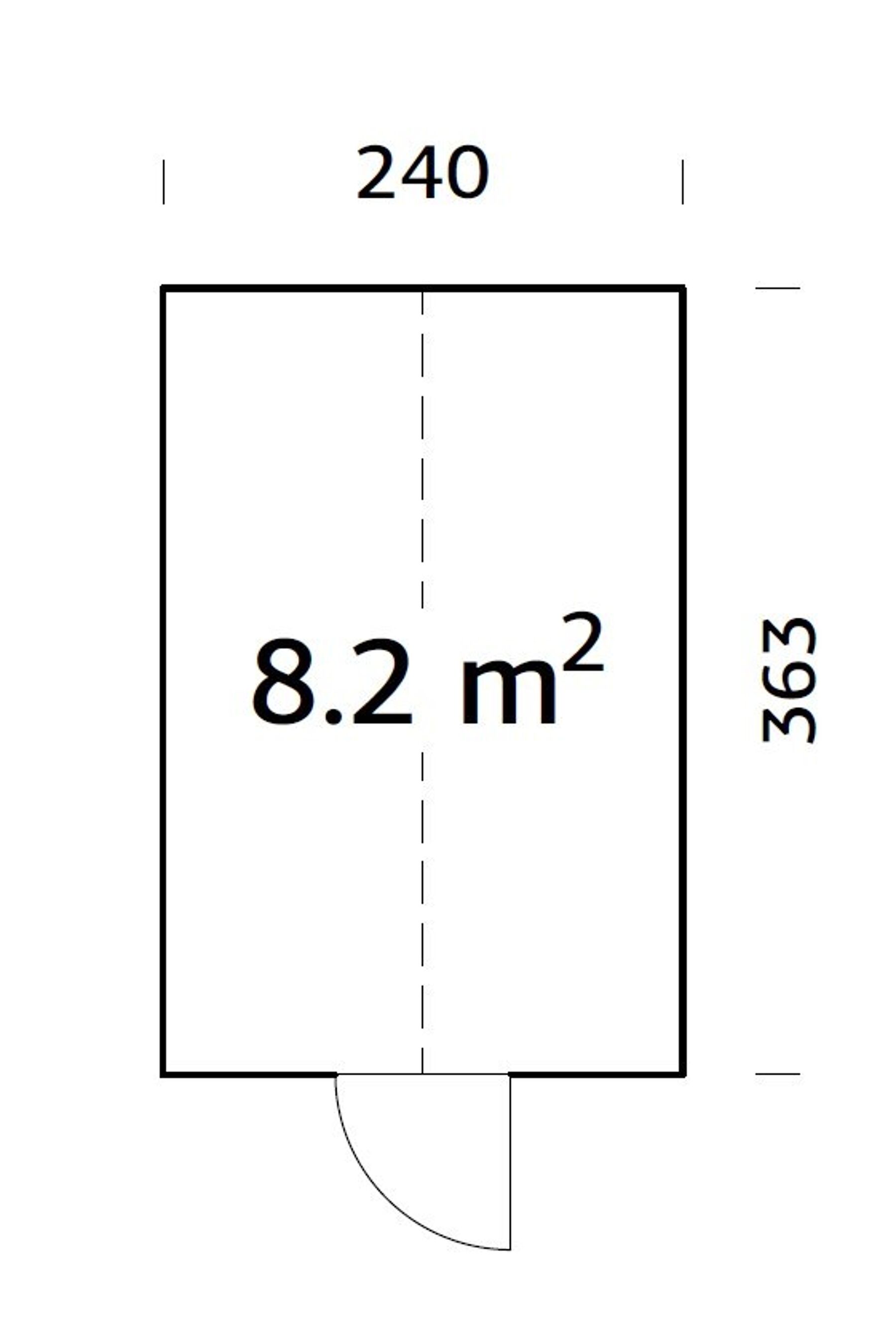 Gewächshaus Emilia 8,2 m²