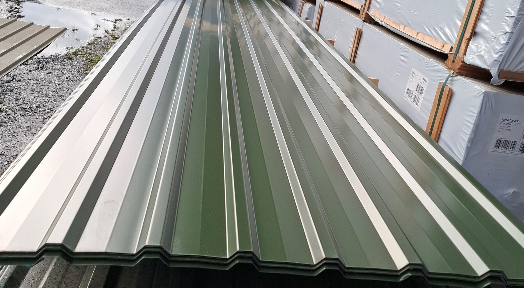 Blechdachbleche, Dachblech, Metalldach, Stahlblech, Paneleindeckung