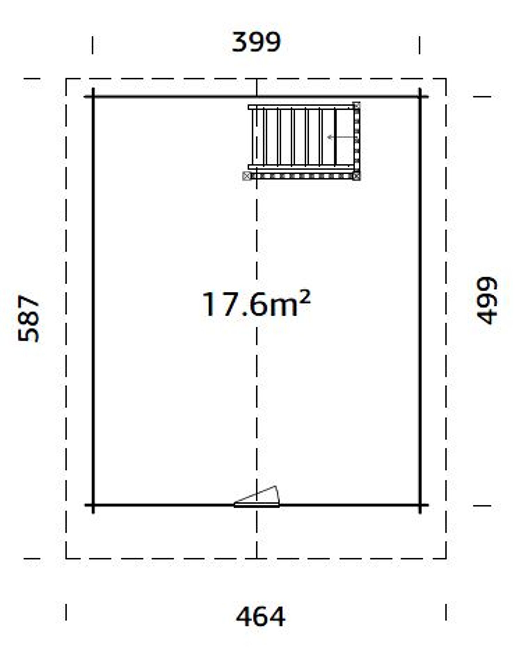 Ferienhaus Kendra 18,4 m²