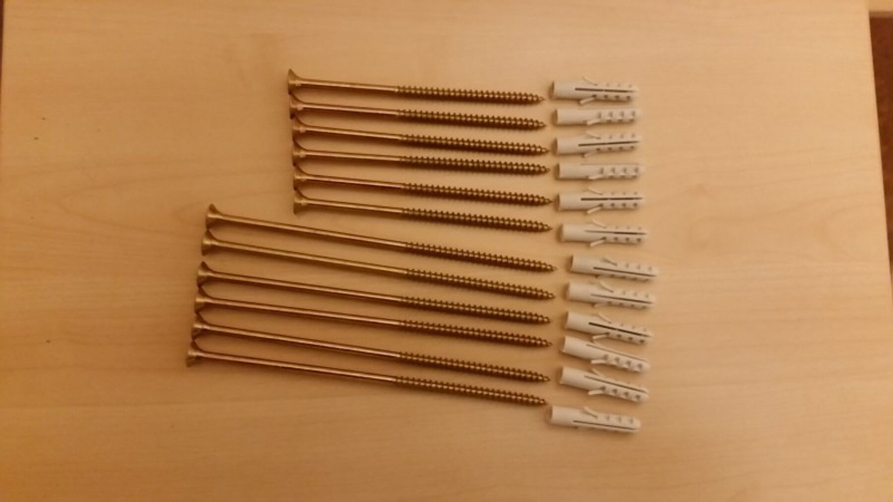 Schraubenpaket für 1. BB 440 x 595