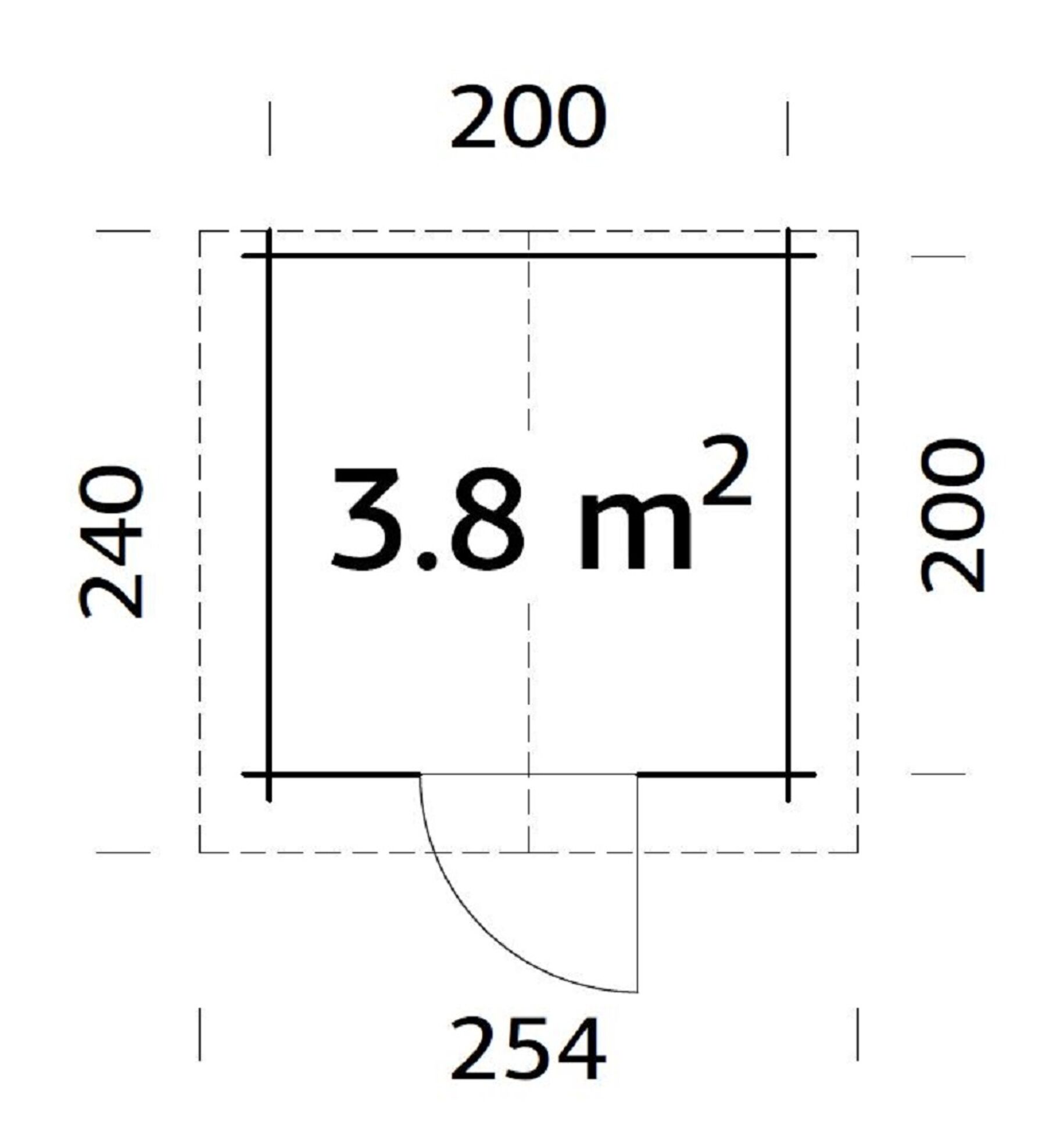 Palmako Gartenhaus Vivian 3,8 m²