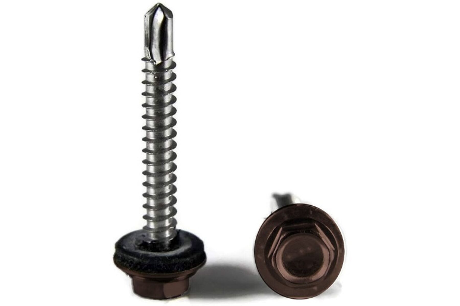 Bohrschrauben, 4.8x35mm, 100er Box Braun