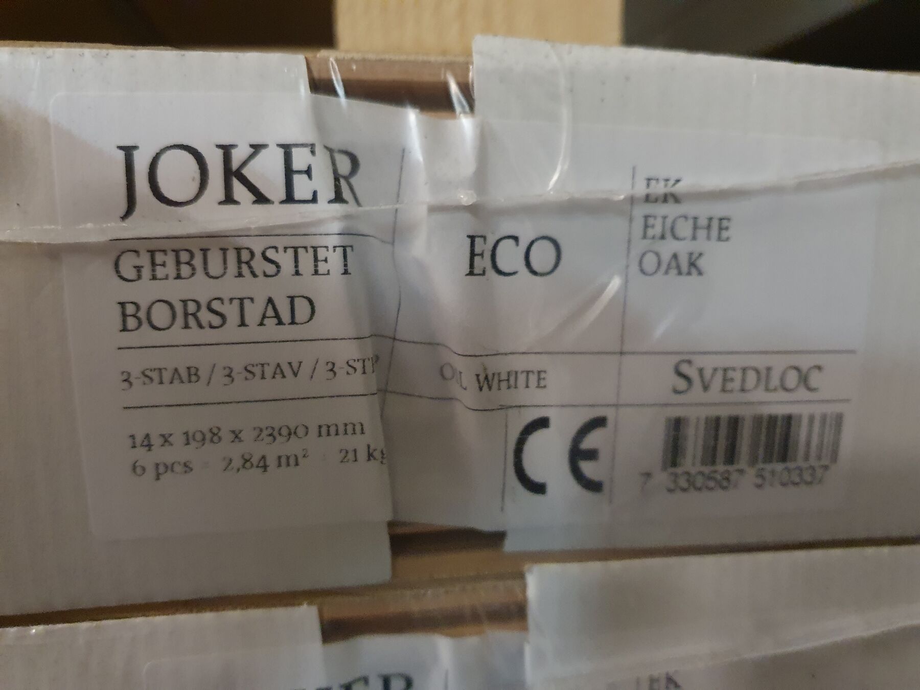 Parkett Eiche 3-Stab Schiffsboden Eco, 2. Wahl