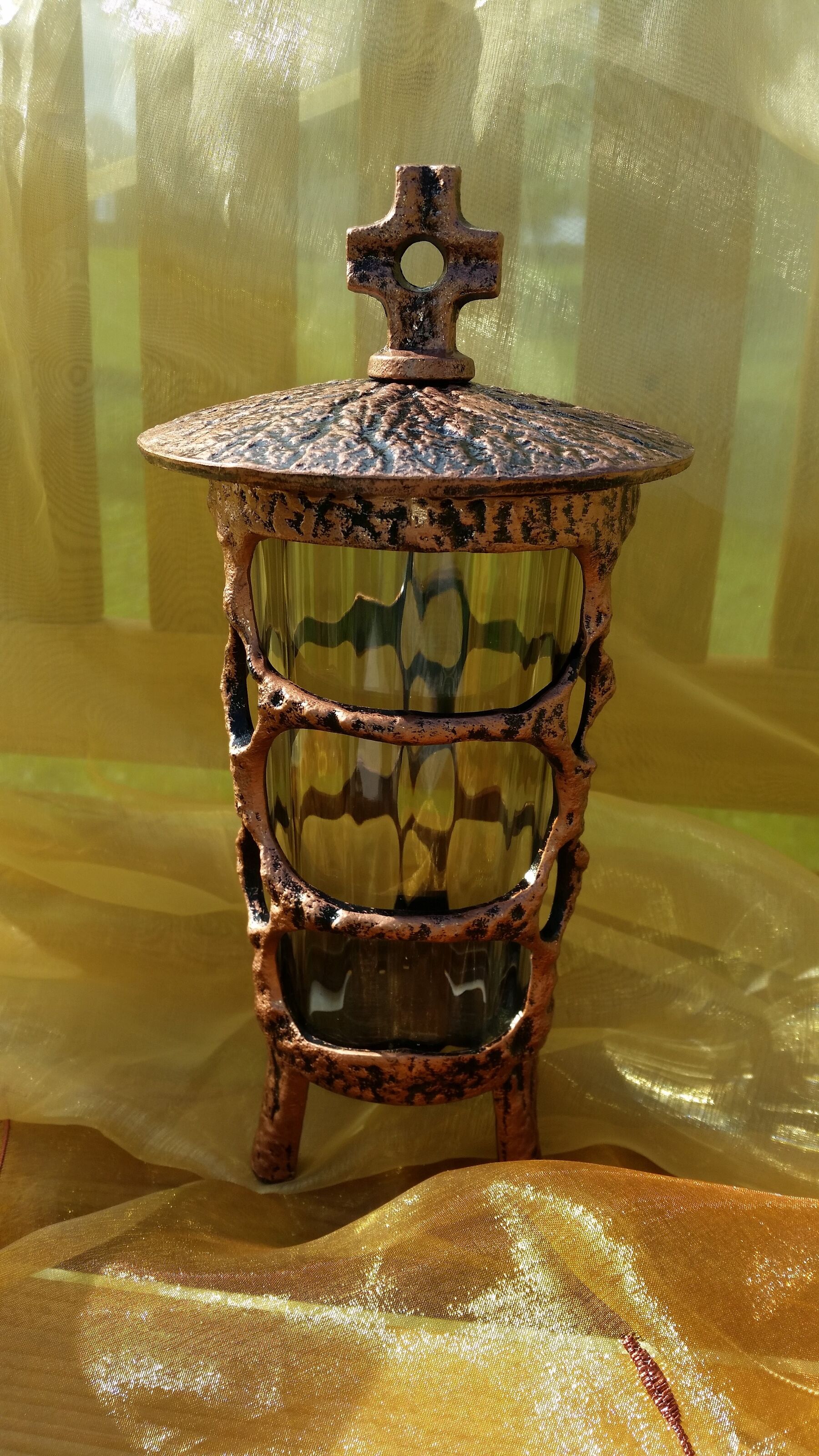 Moll Grableuchte Kupferoptik 24104 Rot