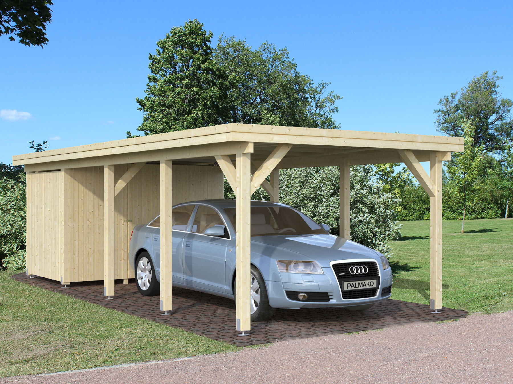 Einzelcarport Karl 23,1 m²