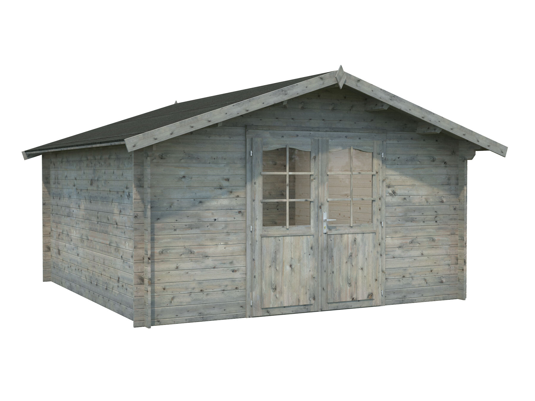Gartenhaus Lotta 13,9 m² Grau