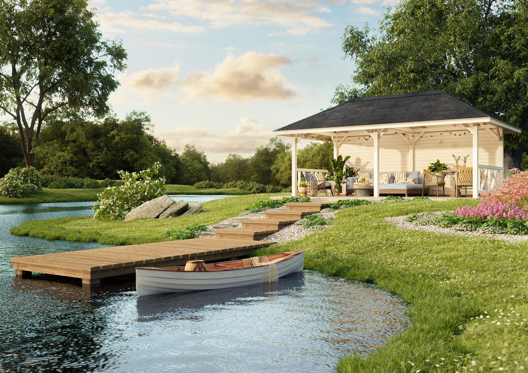 Pavillon Bianca 16,6 m² Set 108