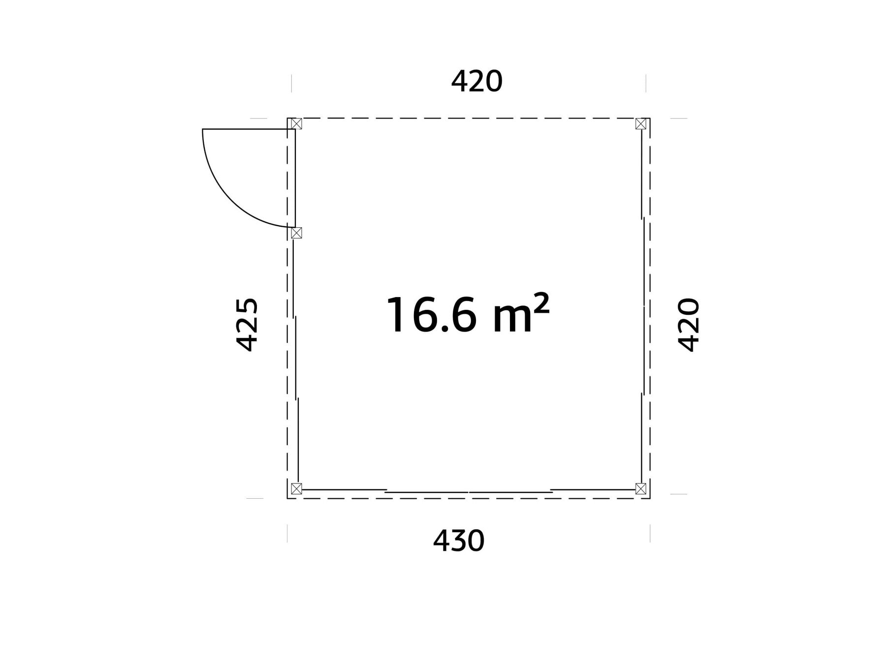 Terassenüberdachung Lumi 16,6 m² Slide Plus Diagramm, Handlung