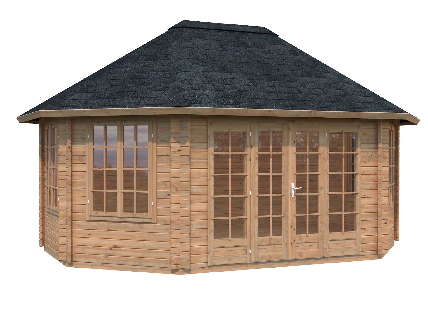 Pavillon Hanna 20,3 m² Hellbraun
