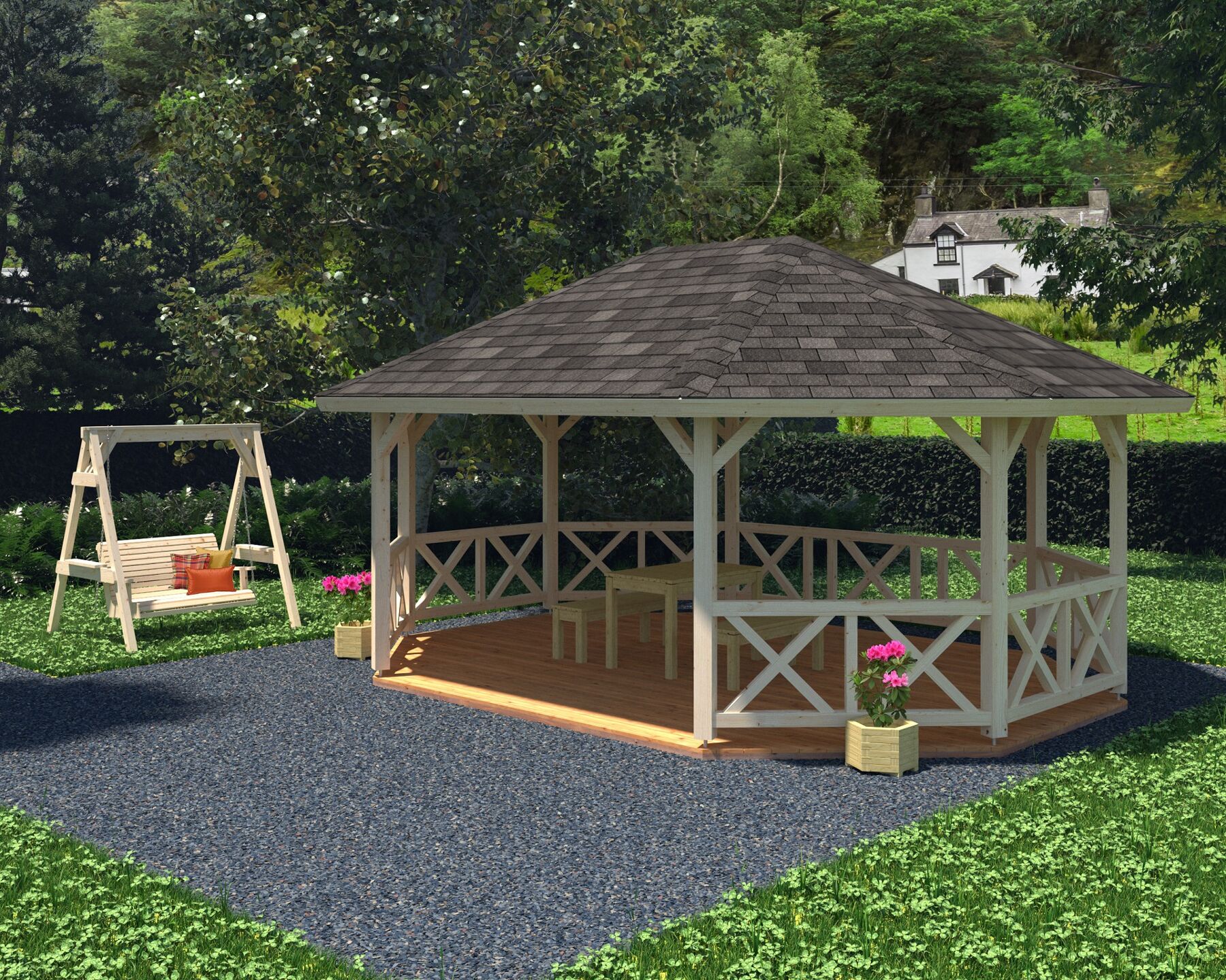 Pavillon Betty 25,0 m² Transparent