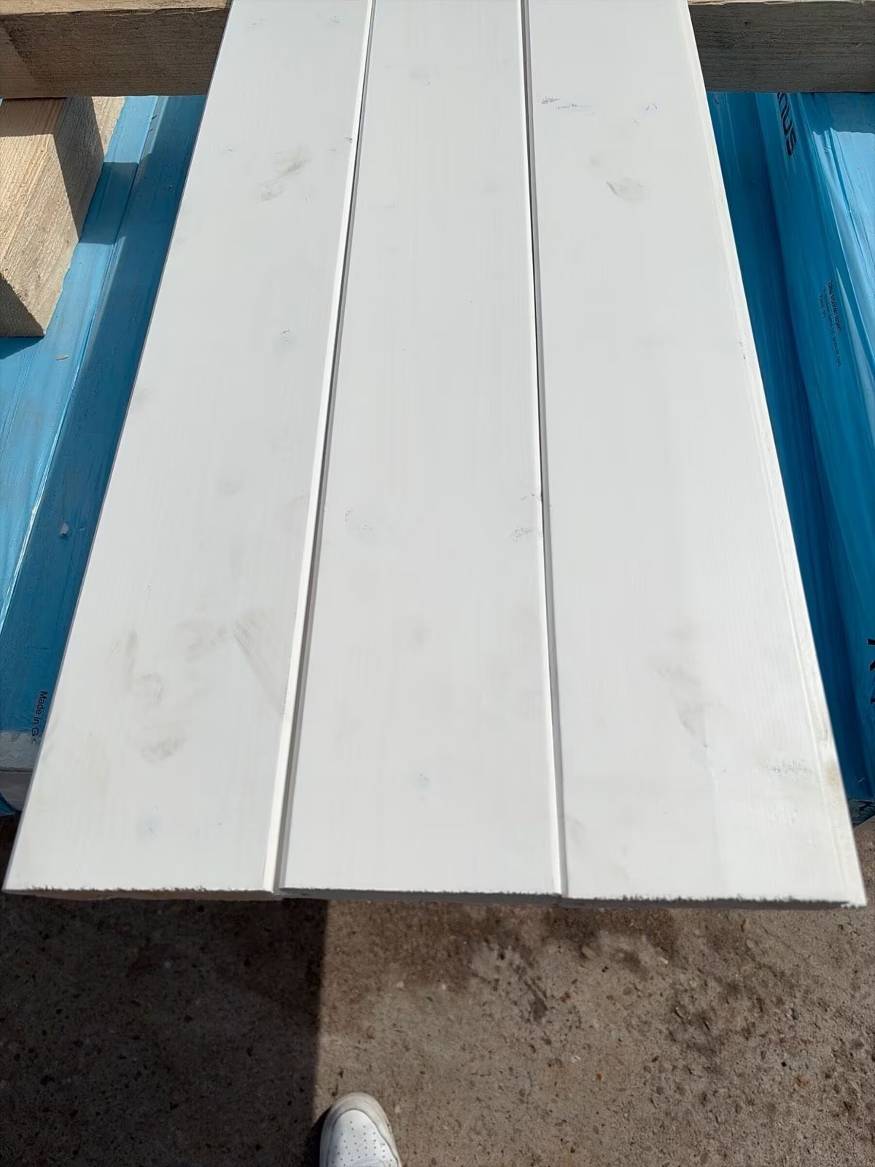 Fichte Profilholz Weiss, 21.5x121x4500 mm Fichte Profilholz Weiss, 21.5x121x4500 mm