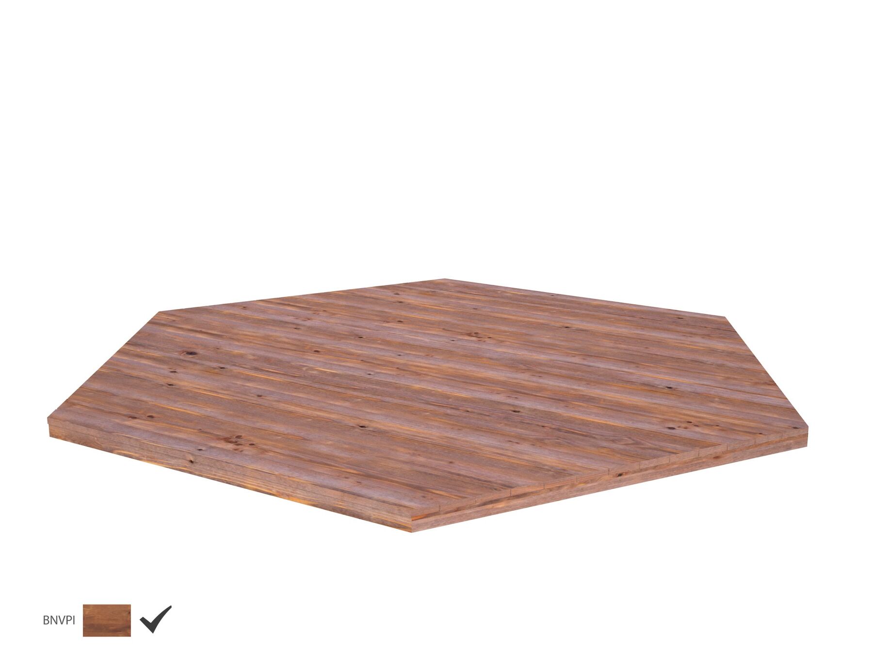 Fußbodenpaket Ø 337 cm [Betty 9,9 m²]