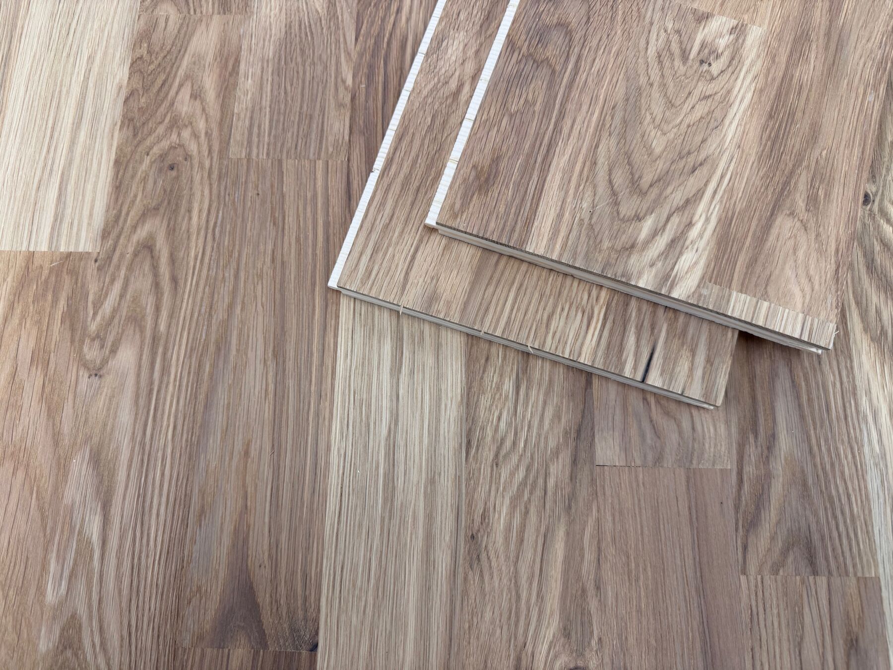 Parkett Eiche Schiffsboden Eco weiß geölt, 2390 x 198 x 14 mm