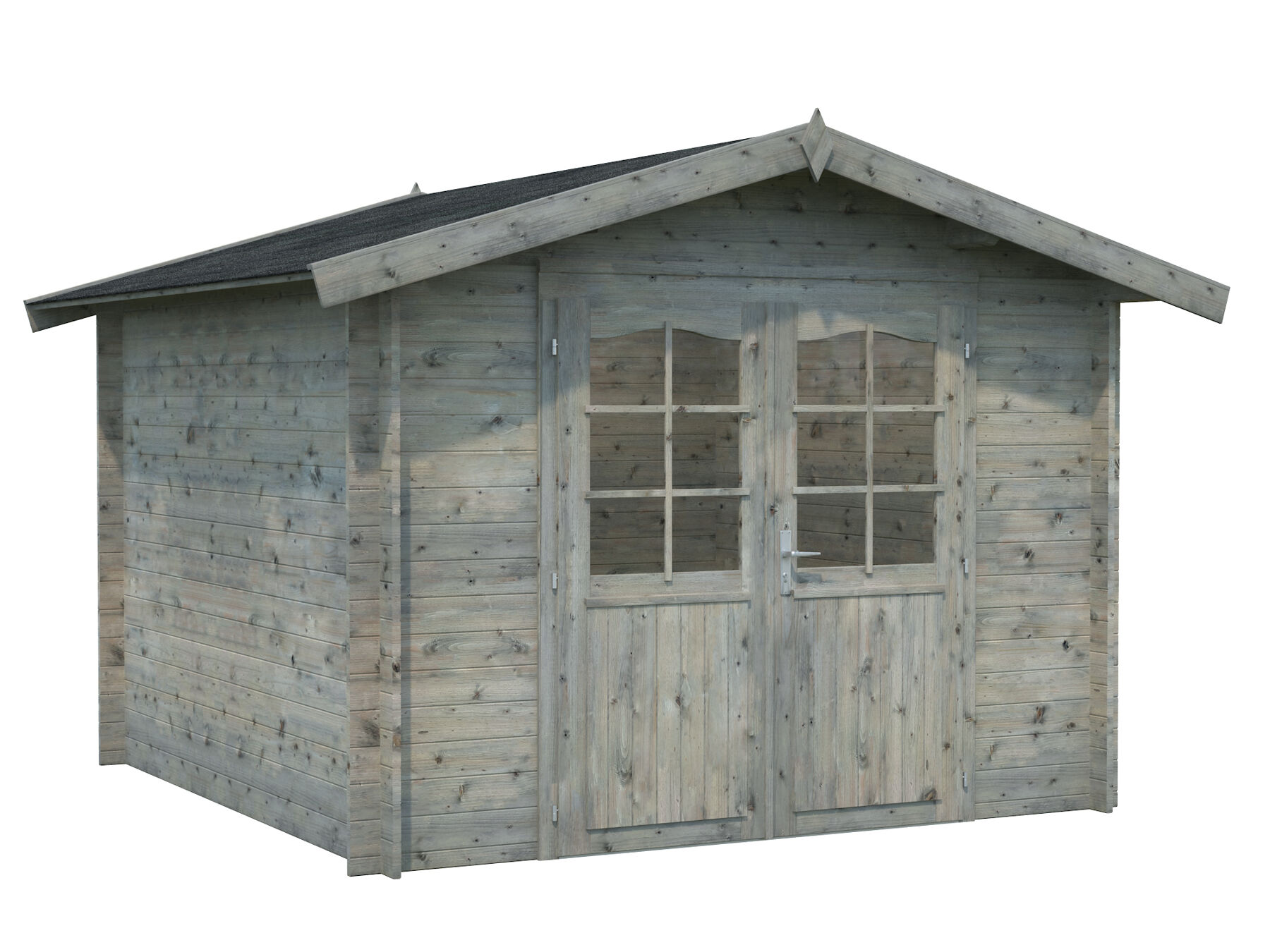 Gartenhaus Lotta 7,3 m² Grau