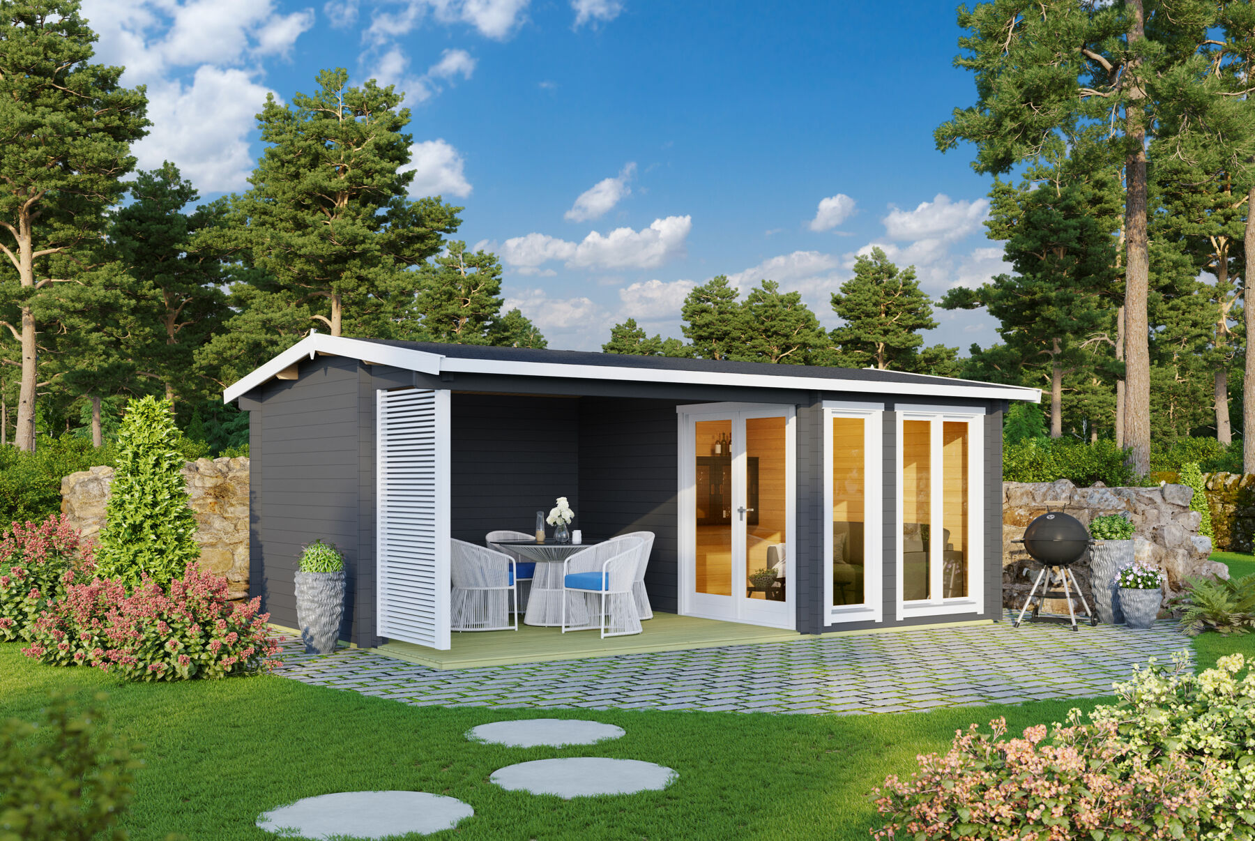 Gartenhaus Torquay 44 Carbongrau