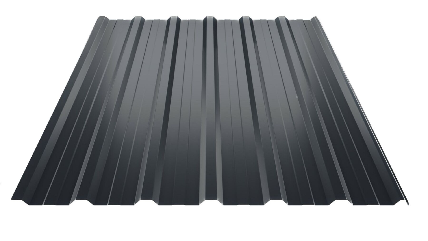 25,58 m² Trapezblech Sonderposten, 200 cm, DP 18-1124, Anthrazit