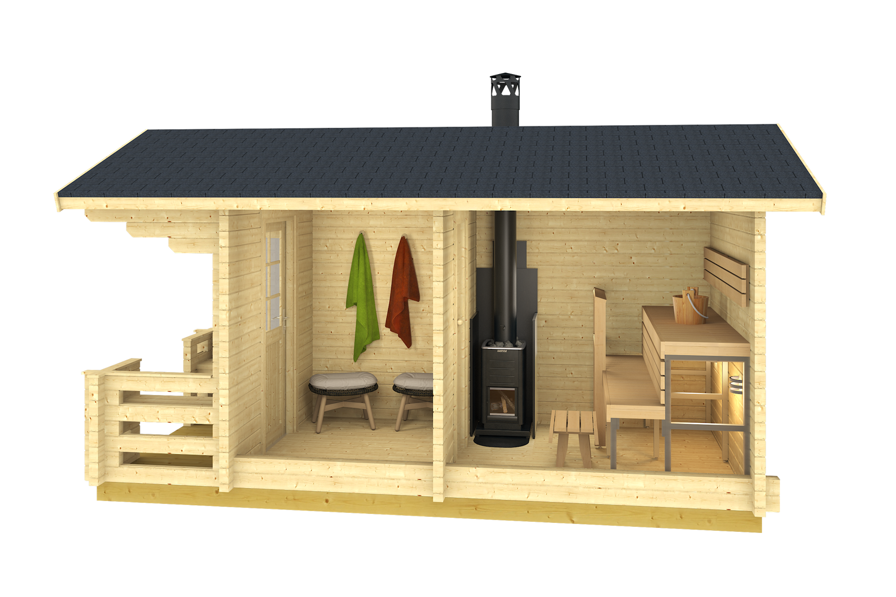 Saunahaus Piha Tuuri 10