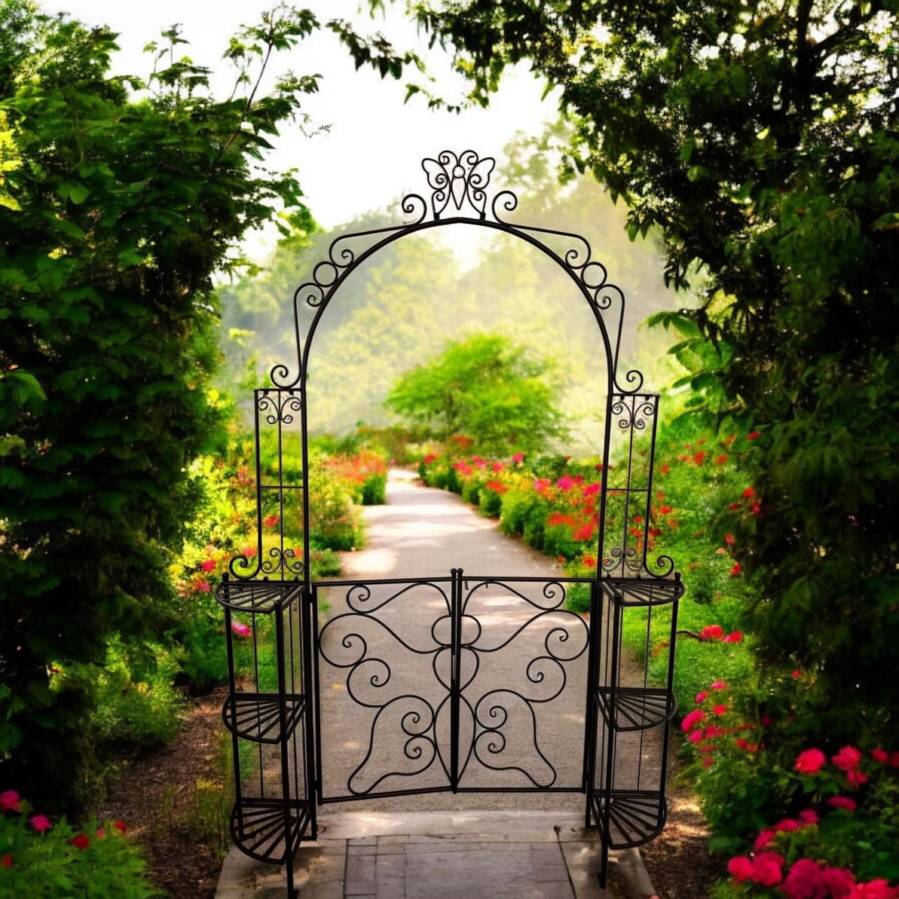 Garten, Natur, Draußen, Parken, Laube